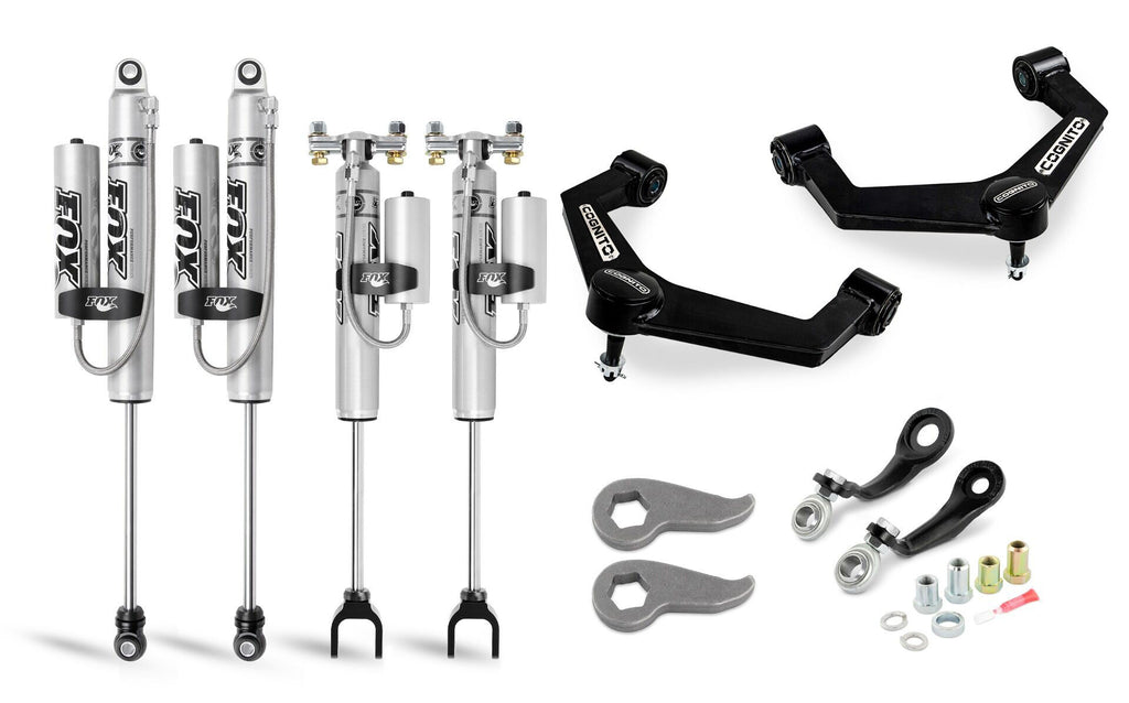 Cognito 3-Inch Premier Leveling Kit with Fox PSRR 2.0 Shocks for 20-25 Silverado/Sierra 2500/3500 2WD/4WD