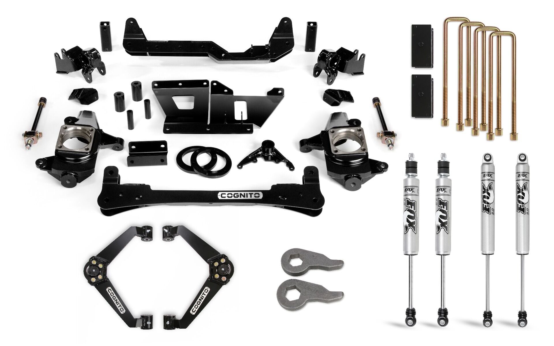 Cognito Motorsports Cognito 6-Inch Standard Lift Kit with Fox PS 2.0 IFP Shocks for 01-10 Silverado Sierra 2500 3500