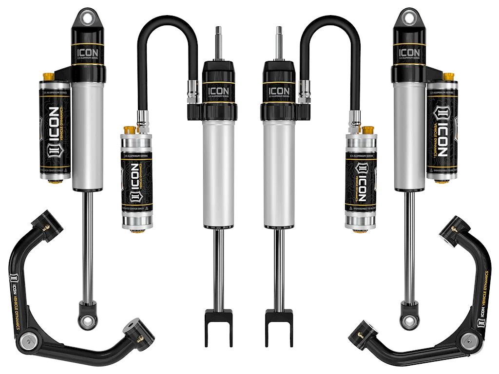 ICON 2020-2026 GM 2500/3500 HD, 0-2" Lift, Stage 3 Suspension System, Tubular